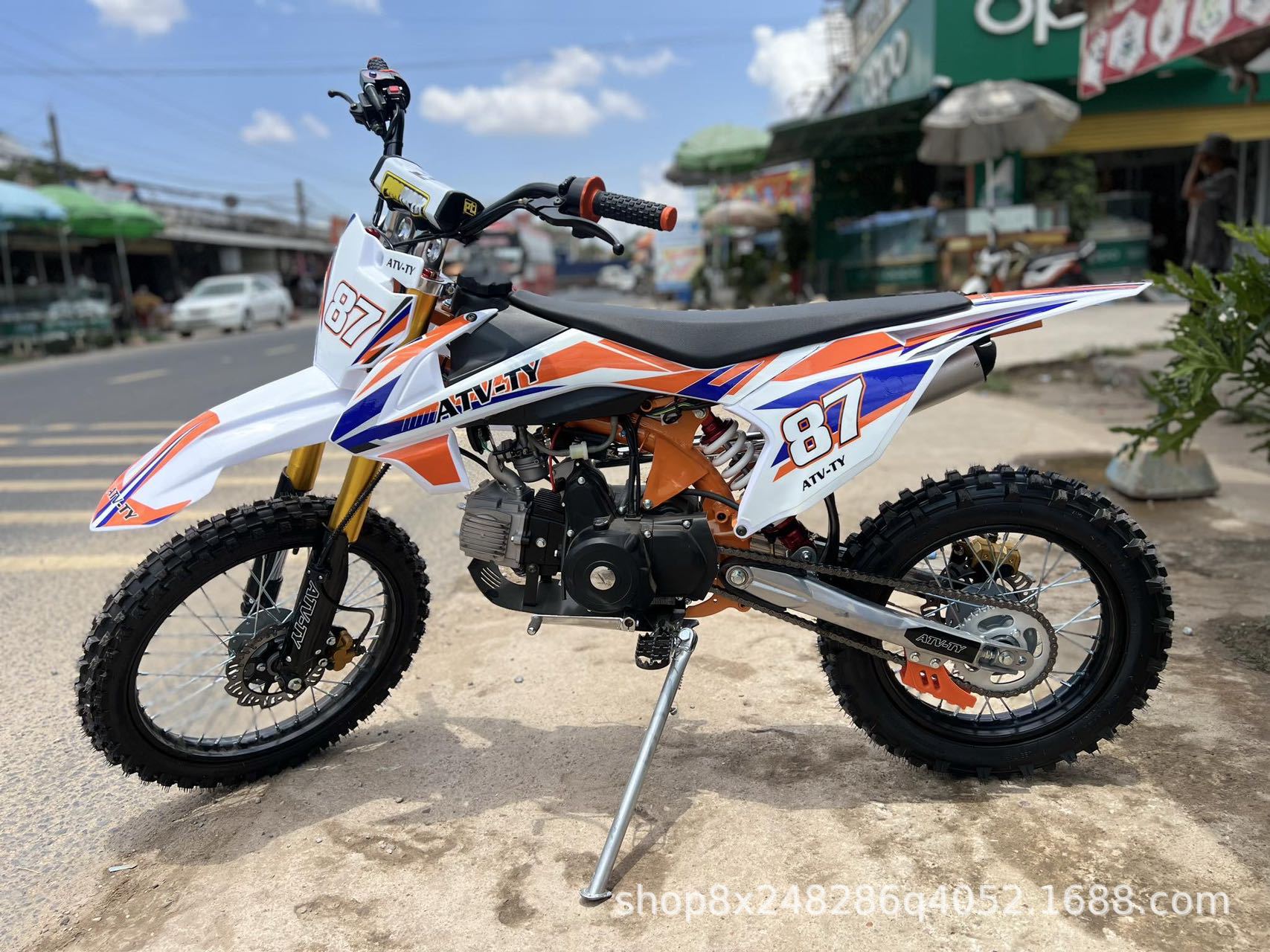 K65 off-road vehicle 125CC double beam power all-terrain competitive mountain field front 17 inch rear 14 inch motorcycle