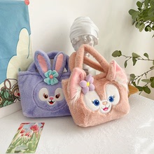 毛絨包包少女兒童新款女童可愛萌手提包小兔子學生收納公仔玩偶包