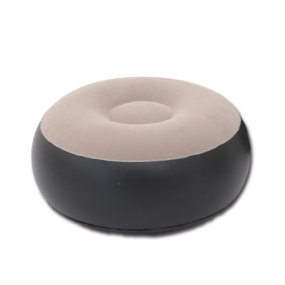Sofá inflable perezoso grueso a través del espejo, sillón reclinable plegable, sofá exterior con combinación de pedal, sofá flocado