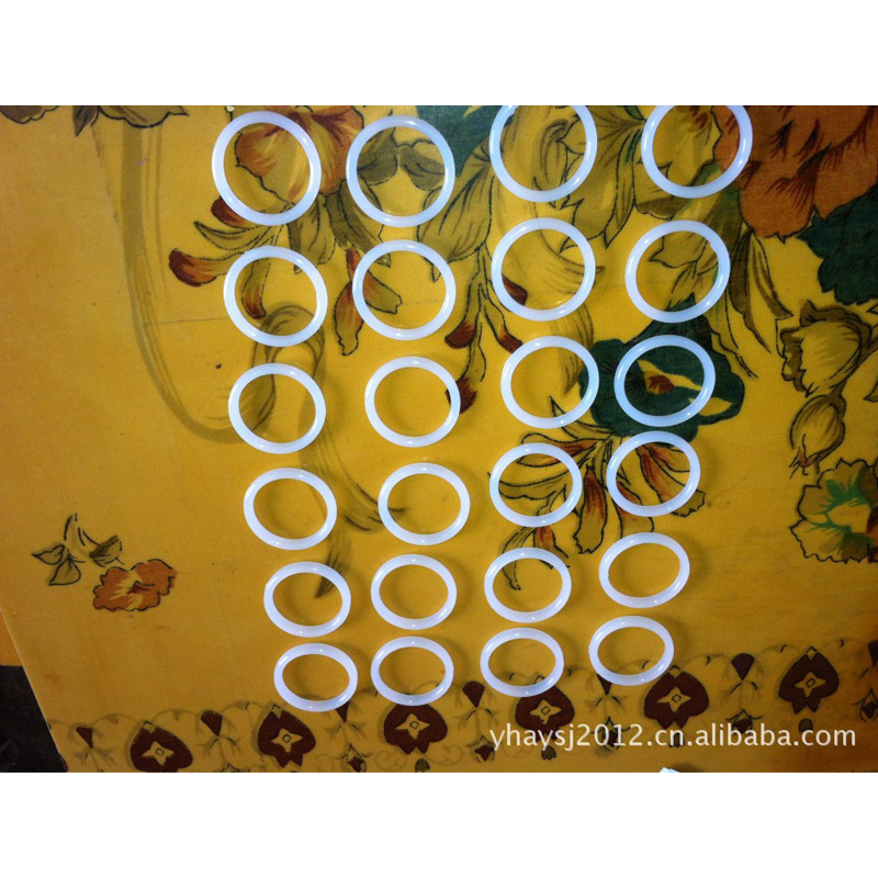 厂家直供透明白色橡胶O型圈耐高温防水密封多种规格密封垫圈批发