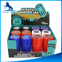 热销储存研磨一体磨烟器双层保护桶状研磨器烟草塑料碎烟器grinde