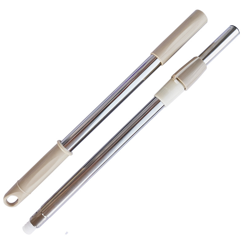 Suministro directo de fábrica al por mayor accesorios de varilla de fregona giratoria tubería de acero inoxidable fregona telescópica reforzada en negrita varilla a prueba de explosiones