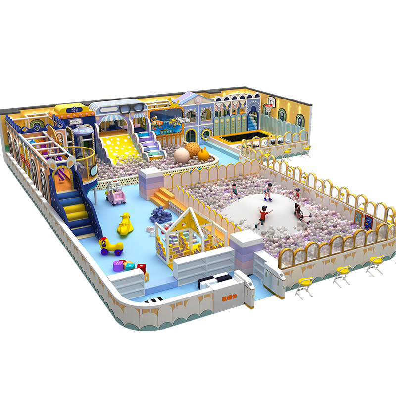 Fabricante directo para el parque infantil de Fujian equipos de juegos para padres e hijos gran parque de juegos interior transfronterizo personalizado