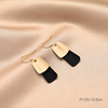 Silver needle, trend universal fashionable long earrings with tassels from pearl, silver 925 sample, simple and elegant design