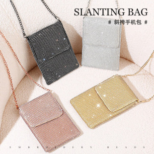 Summer Mini Mobile Phone Bag Women's Crossbody Bag High-End Versatile Small Bag New Lightweight Chain Coin Purse Small Shoulder Bag