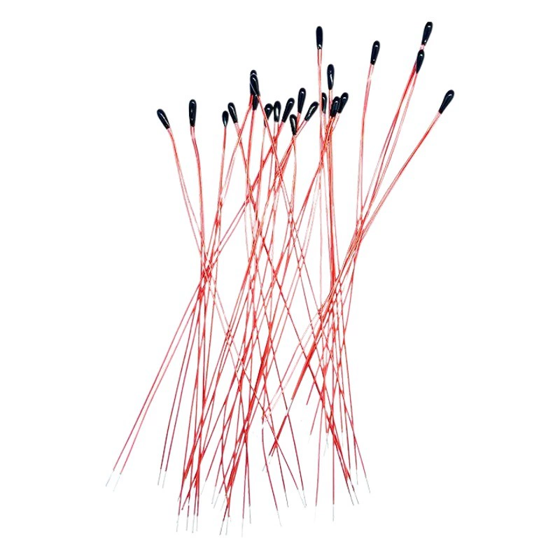 Производители поставляют красный эмалированный провод датчика температуры 10K50K100K3435/3950/40-120 мм