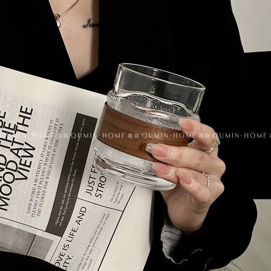 ins Japanese-style high-grade hanging ice Cup high-looking cold drink cup niche design beer glass whiskey glass