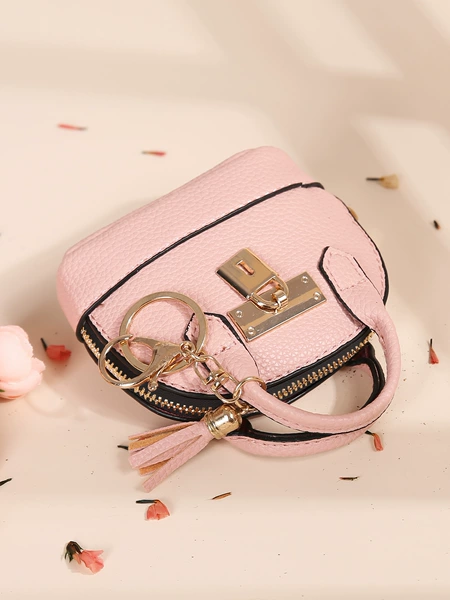 Handheld fuchsia small bag