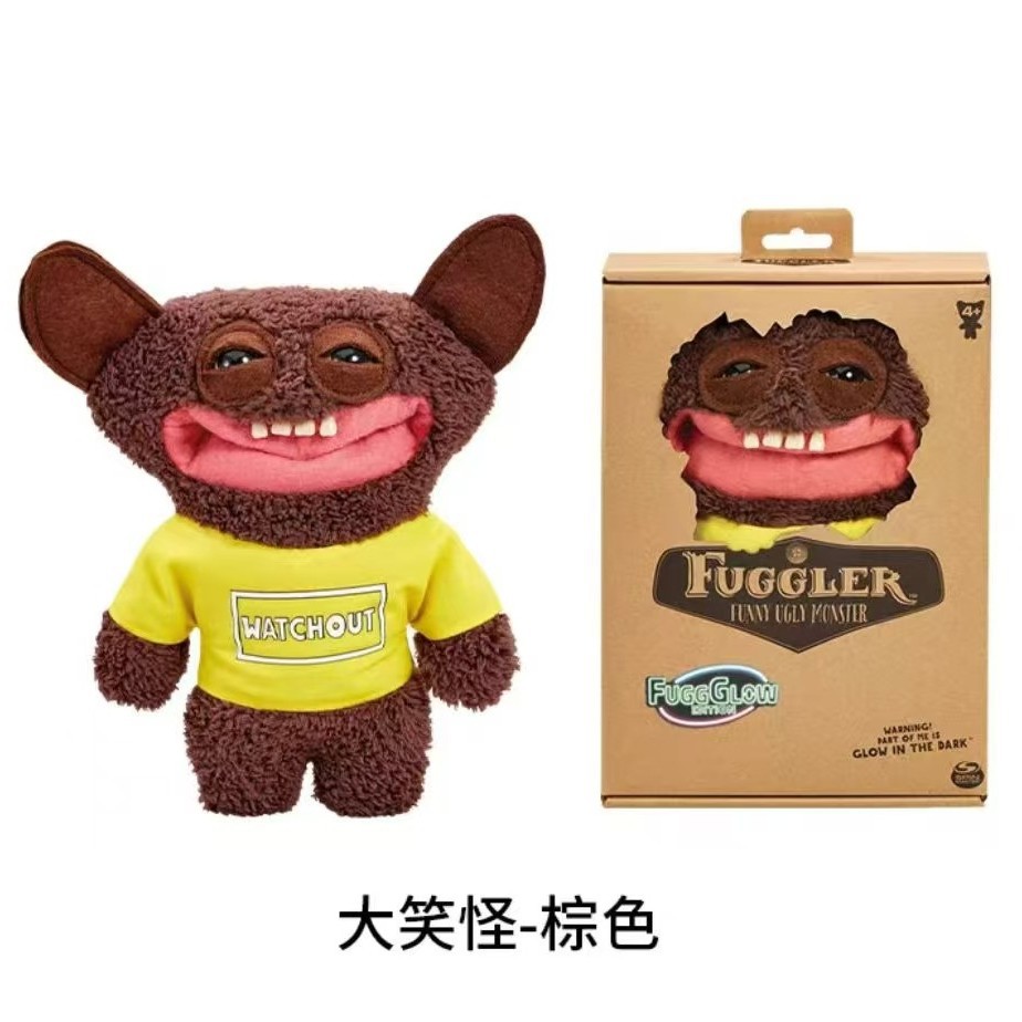 Cross-Border Exclusive Supply of Toothy Monster Dolls, Ugly-Cute Monster Plush Toys, Quirky Plush Dolls, Trendy Toy Dolls