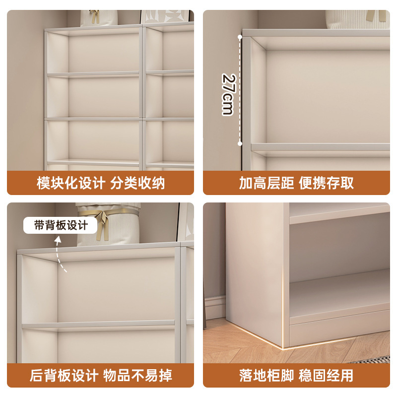 书架落地置物架靠墙一体转角书柜收纳柜家用学生客厅储物架展示柜|undefined