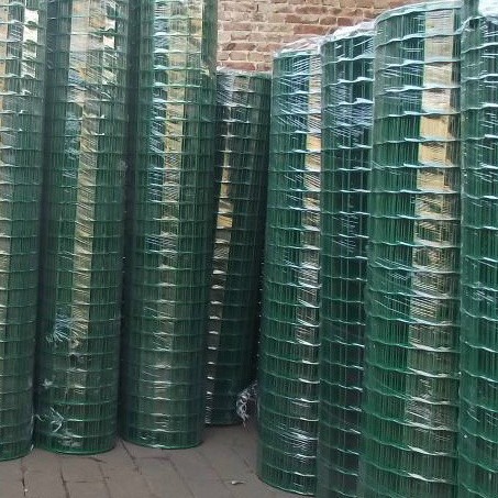 荷兰网养殖养鸡圈地果园绿色鱼塘防护网围地防鼠浸塑围栏网铁丝网