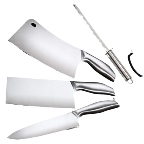 Yangjiang Set Knife Chef Knife Stainless Steel Slicing Knife Kitchen Tool Meat Cutting Vegetable Cutting Bone Cutting Fruit Knife Gift 