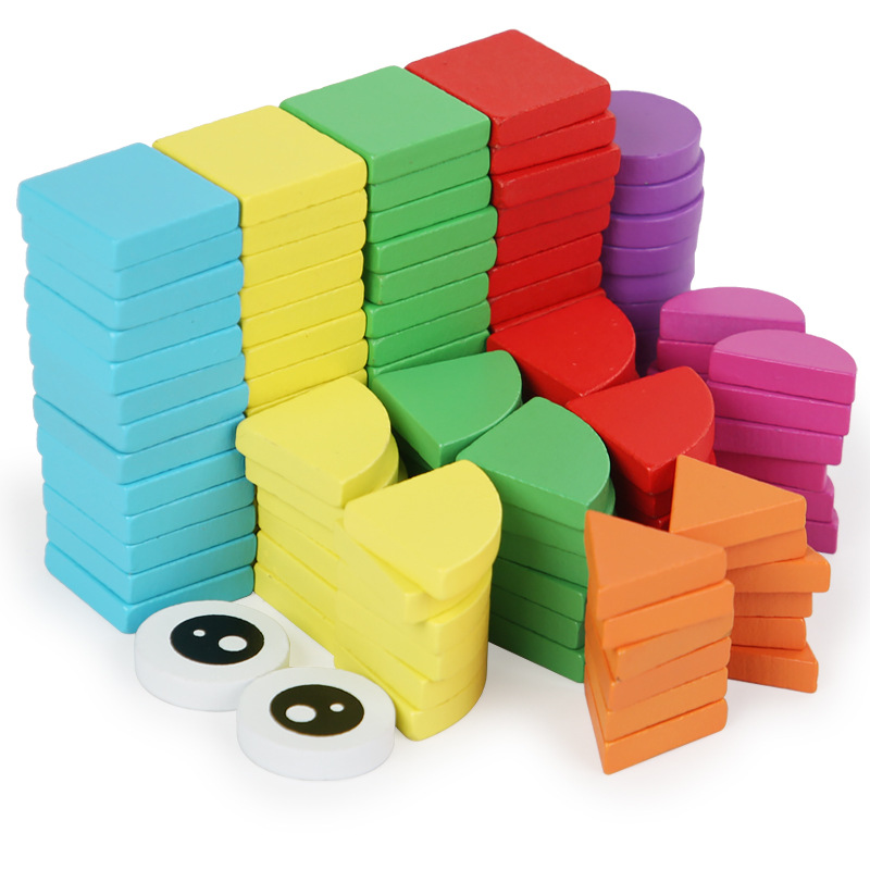 Madera creativa magia rompecabezas Montessori 3 - 6 niños juegos de educación temprana desarrollo intelectual