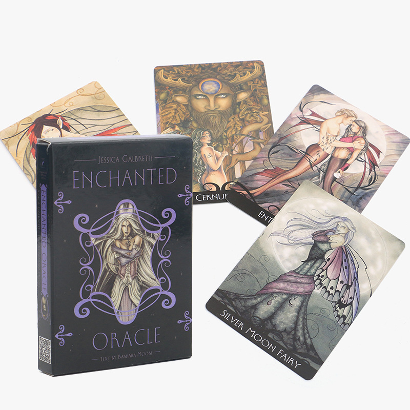Magic Enchanted Oracle Tarot Cards English Version Board Game_voghion.com