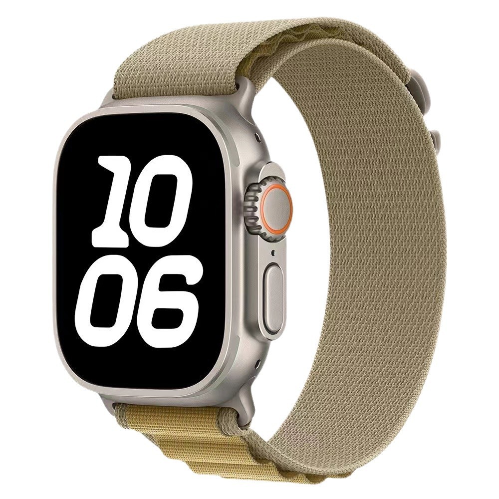 Correa de nailon de alta montaña para Apple Watch Serie S9 y Ultra, resistente al agua y transpirable