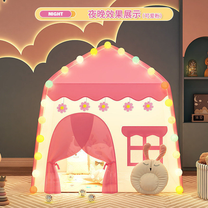 Tienda interior para niños, casa de muñecas, niño, castillo pequeño, niña, habitación de princesa, casa de juegos para dormir, cama, hogar