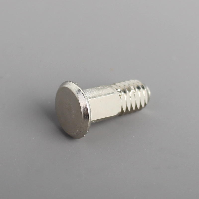 Special flat round head screw for circuit board computer board Support shaft milling screw Double flat half-tooth step electronic 4