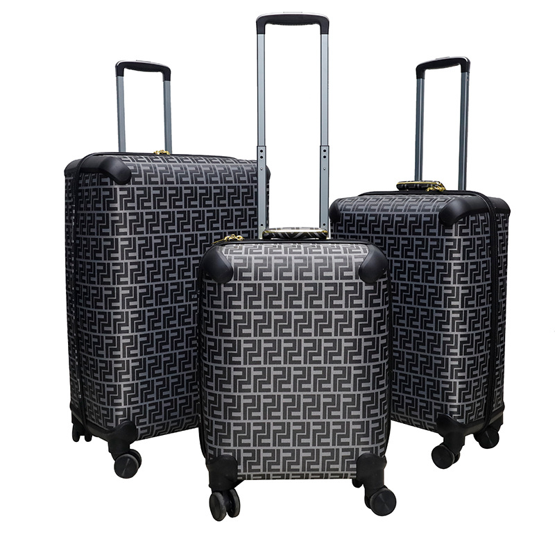 Una caja de material Pu de la Caja de trolley de 20 / 24 / 28 pulgadas con rueda universal silenciosa a prueba de humedad y resistencia a la caída