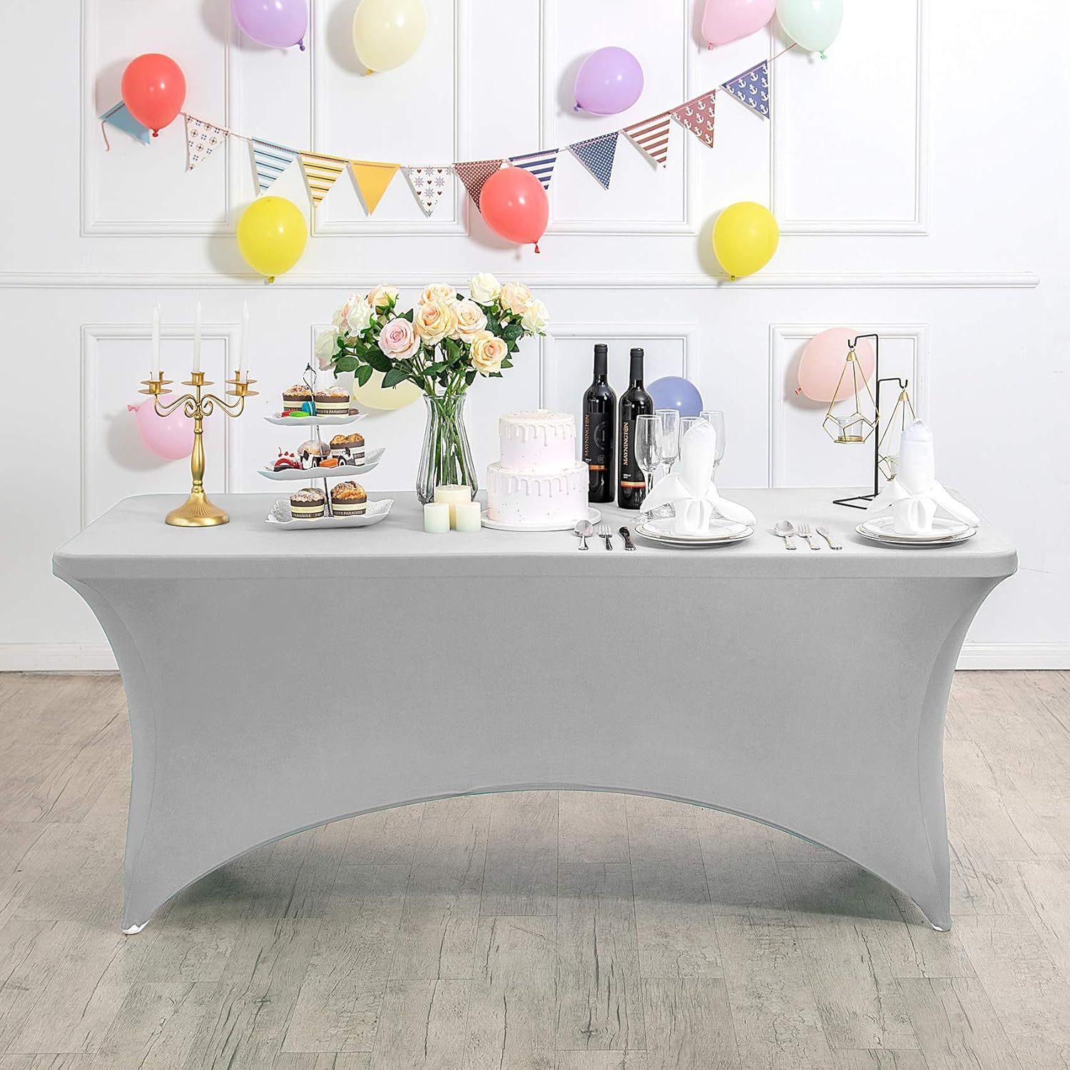 Cubremesa elástico de seda de leche - Modelo todo incluido, venta caliente transfronteriza