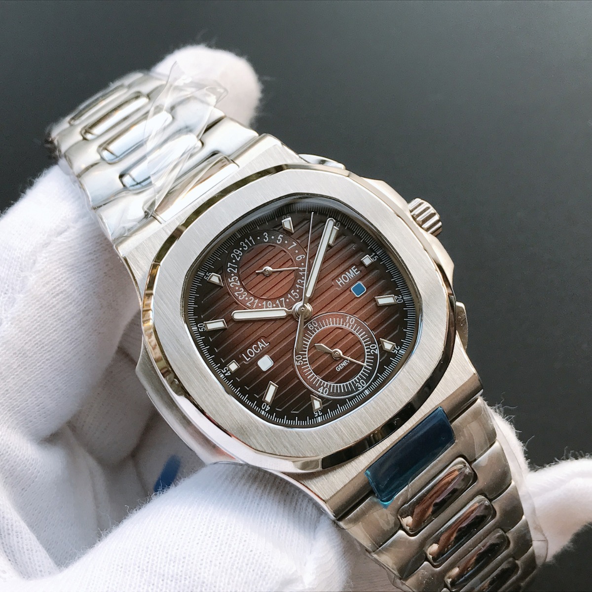 Baidajia Five-pin Automatic Mechanical Men's Watch Luxury Design Nautilus Watch Men's Factory Wholesale