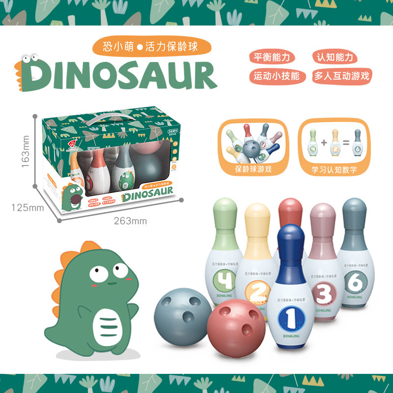 Cross-border bowling children's toys suit indoor and outdoor parent-child interaction leisure sports kindergarten fun ball toys