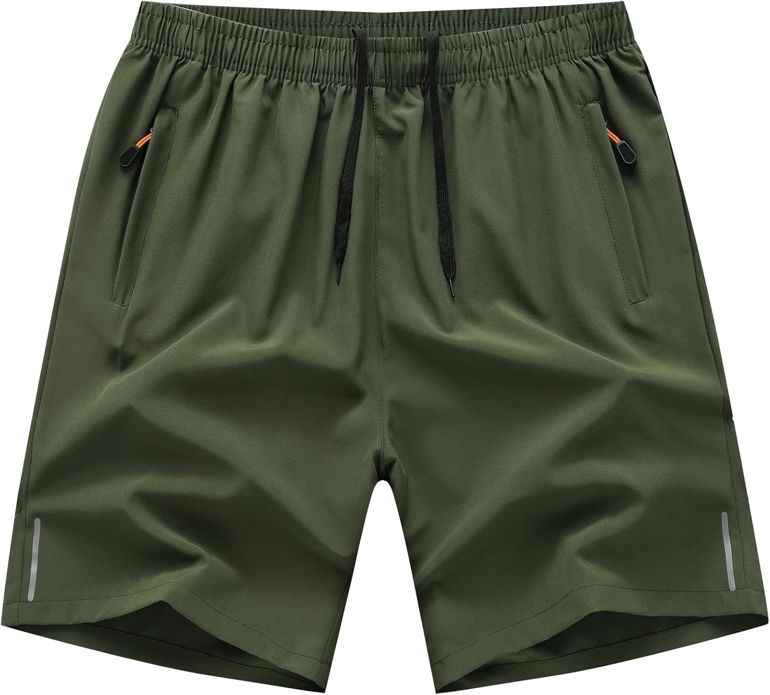 Men's Quick-Dry Athletic Shorts 3-Pack - Solid Color Workout Running Shorts With Drawstring Waist Breathable Lightweight Construction_voghion.com