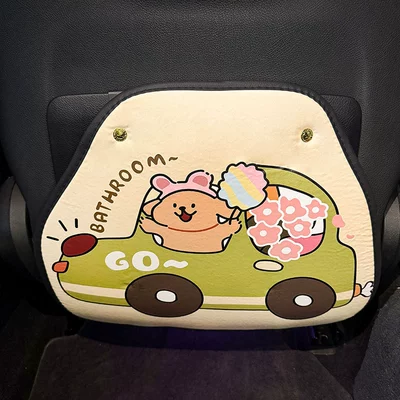 Anti-Kick Pad Rear Seat Back Anti-Wear Pad Kidsren's Car Rear Seat Car Seat Car Seat Back Universal Car (Chair back anti-kick pad) - green-car-dog-anti-kick-pad1