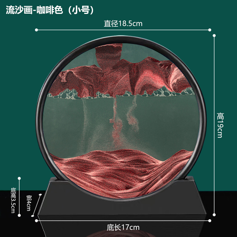 Cuadro de Arena Movediza, Decoración Creativa Antiestrés, para Sala o Bar