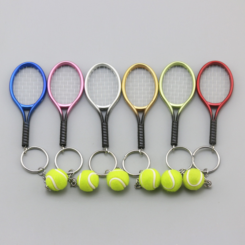 Creative tennis keychain, accessory, Birthday gift