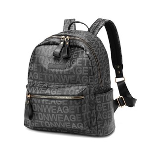 2025 New European and American Trendy Brand Letter Printed Backpack Trendy Fashion Backpack Large Capacity Computer Backpack School Bag