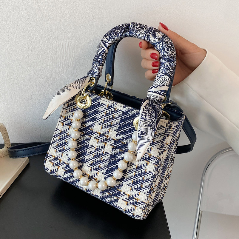Neue modische Perlenkette-Handtasche für Damen, modisch und vielseitig, Cross-Shoulder-Daifei-Tasche_voghion.com