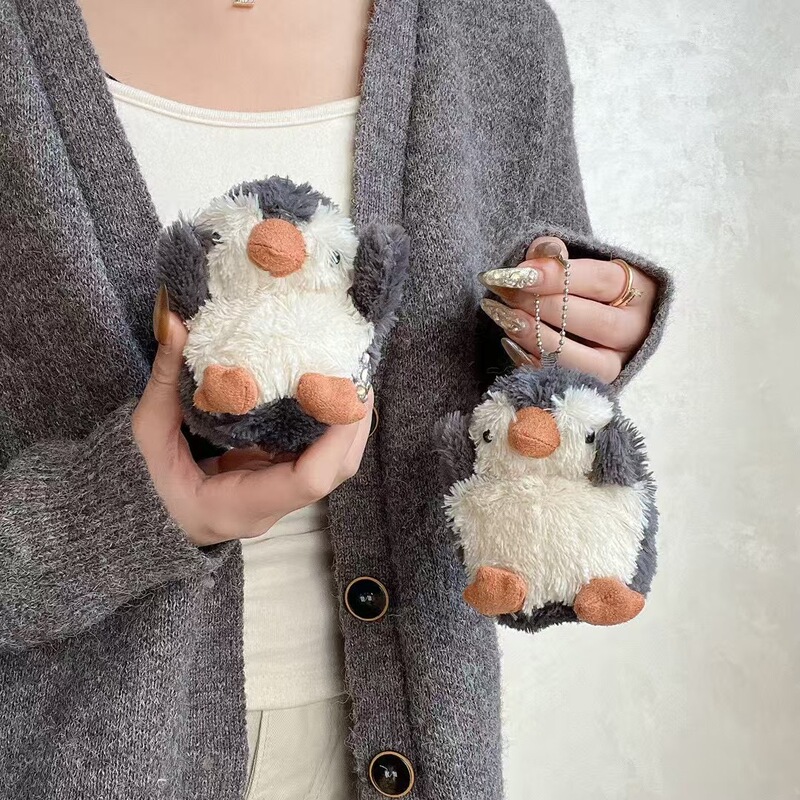 Ins Style Plush Cartoon Cute Suitable for Airp Penguin Airpods4/3 Headphone Protective Case Cover 2Pro 23