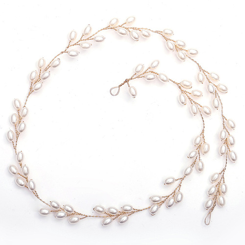  New Pearl Hairband Summer Fashion Braided Hair Accessories Forest Bridal Hair Accessories Wedding Photo Hairbands Wholesale