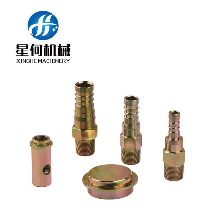 12L15易切削钢碳钢五金数控机加工 铜铁铝接头铁件 化学镍管件