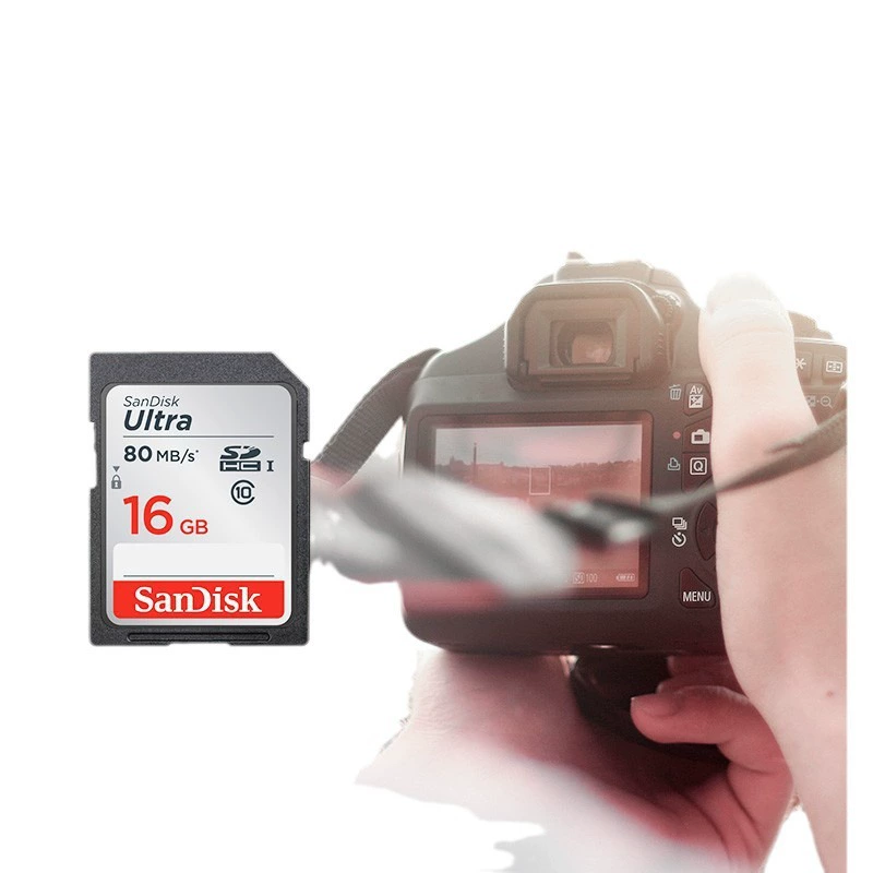 Сандиск, совместимый с камерами Canon и Nikon, карта памяти высокой скорости, 16 ГБ, 32 ГБ, 64 ГБ