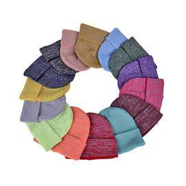 厂家定做新款个性针织反光针织帽  来图来样定制反光丝针织帽