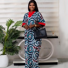 跨境电商大码宽松连衣裙