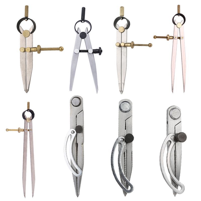 皮革间距规 画圆规 距离边线画线定位  木工业皮艺画线工具组合