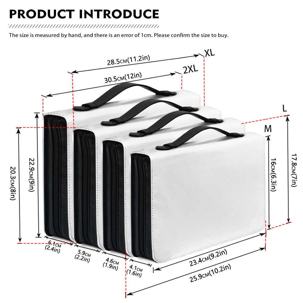 Title 1, Printed PU Slipcover Clutch Cross Church Book C...