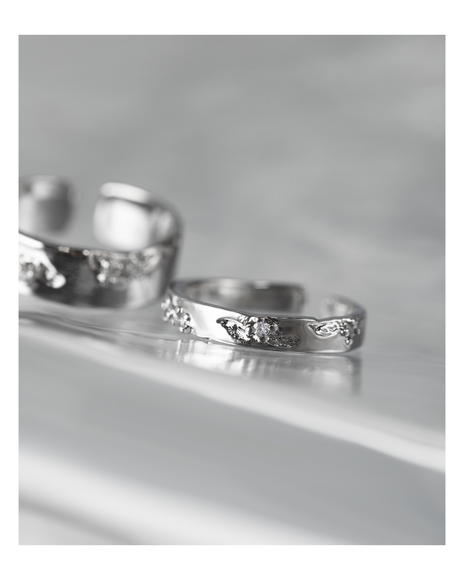 Fashion Geometric Copper Plating Artificial Gemstones Rings 1 Piece