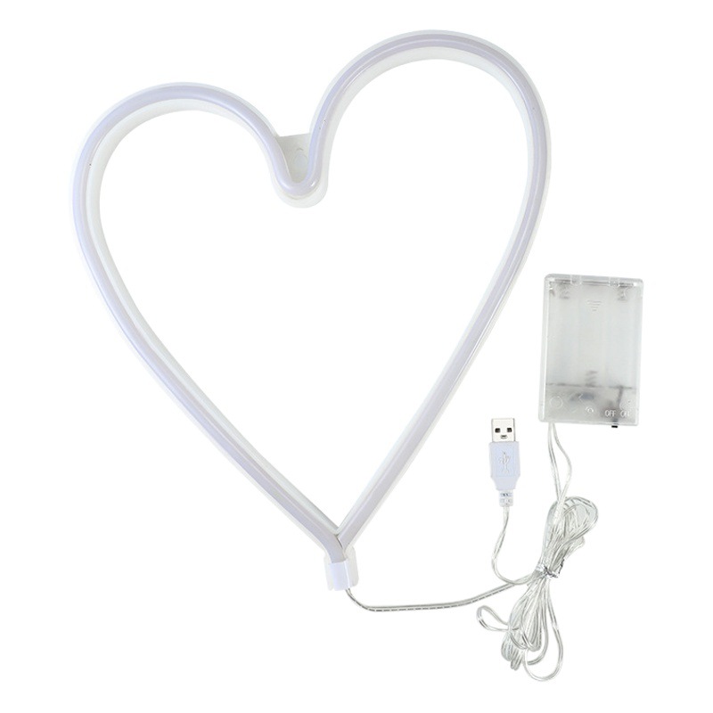 Transfronterizo ins Nueva Santa propuesta confesión luz de neón luz LED luz de modelado decoración del dormitorio Internet celebridad luz decorativa de la noche