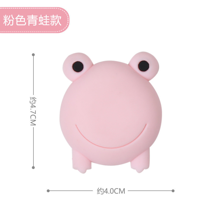 Cute Pet Anti-Collision Pad Refrigerator Door Handle Silicone Wall Sticker Door Back Anti-Collision Artifact Cabinet Door Wall Protector Wholesale