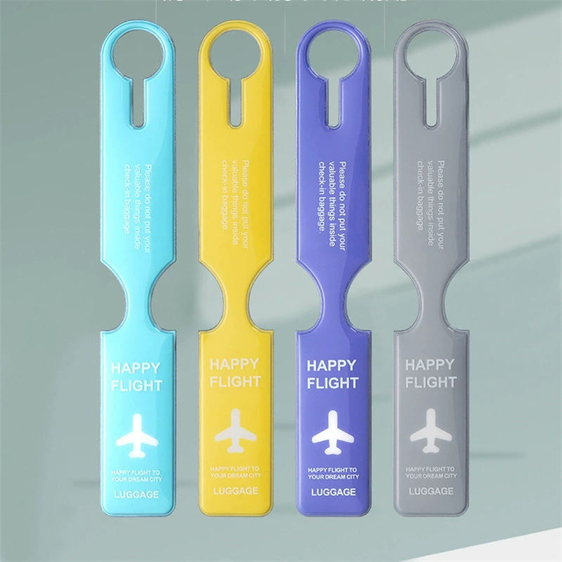 ПВХ самолет багажная бирка для посадки кольца