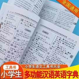 小学生语文英语工具书小学生多功能字典英汉汉英词典新课标配套