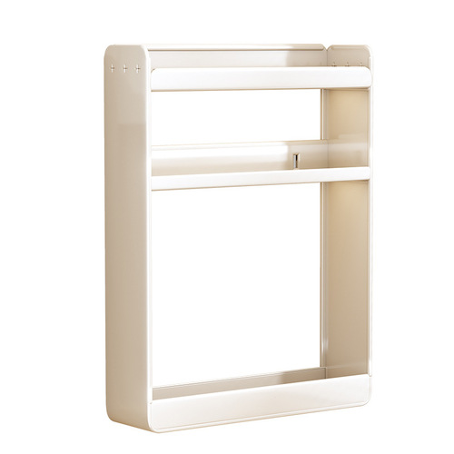 Hole-free kitchen wall-mounted storage rack Multifunctional wall-mounted spice rack to store bottles and jars with seasoning rack