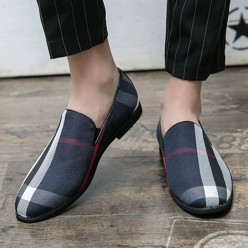 2024 Весенне-осенние формальные кожаные туфли с низким берцем. Туфли-бини. Большой размер 48. Кожаные туфли трансграничного цвета в британском стиле. Маленькие кожаные туфли.