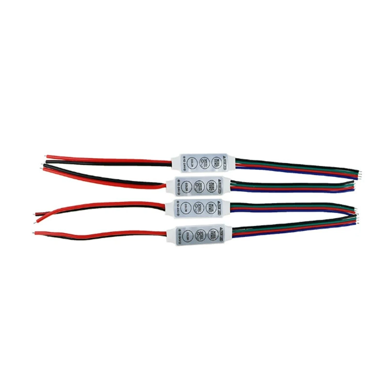 3 ключа RGB Красочный контроллер светодиодная световая полоса с контроллером 5V-24V миниатюрный ультратонкий диммеры