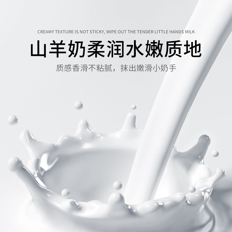 Yixiangyuan Crema de manos de nicotinamida de leche de cabra Hidratante e hidratante Mejora la sequedad Crema de manos de rama pequeña Fábrica al por mayor image 4