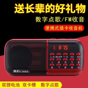 Jinzheng B859 Walkman Portable Mini Card Audio, Detachable Dual Battery Player