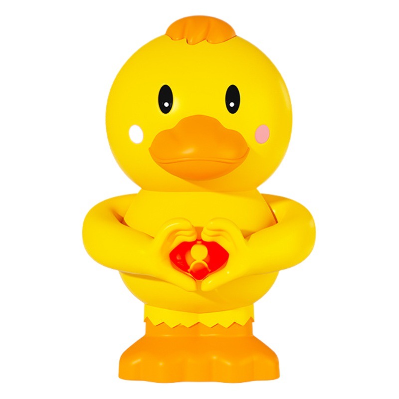 Transfronterizo popular estilo Bixin pato regalo para el novio y la novia confesión regalo creativo en línea rojo luminoso pequeño juguete regalo de cumpleaños